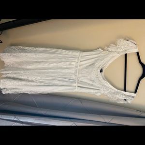 Ivory Off Shoulder Dress ! ONLY WORN ONCE !